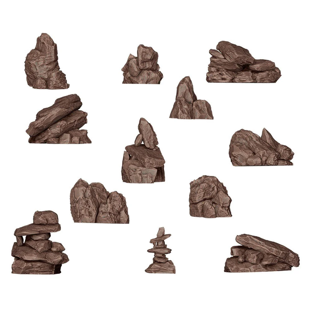 AKBIT0003 AK Interactive - Basing Bits - Rocks & Tors - 12 Pieces - Image 3