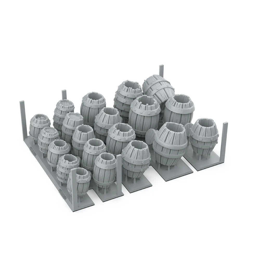 AKBIT0011 AK Interactive - Basing Bits - Wood Barrels - 32 Pieces - Image 2