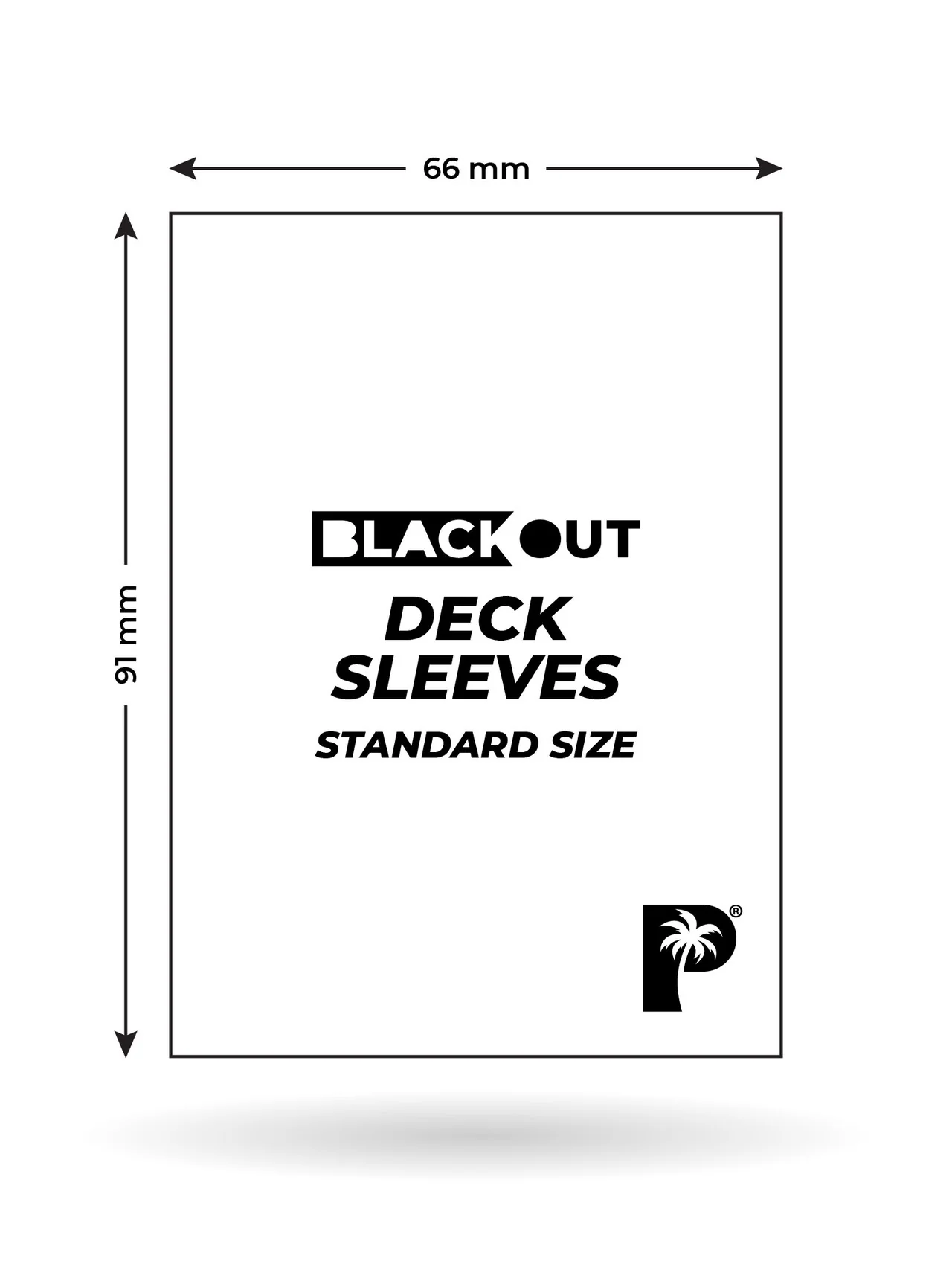 Blackout Deck Sleeves - Standard Size - Clear - Image 3