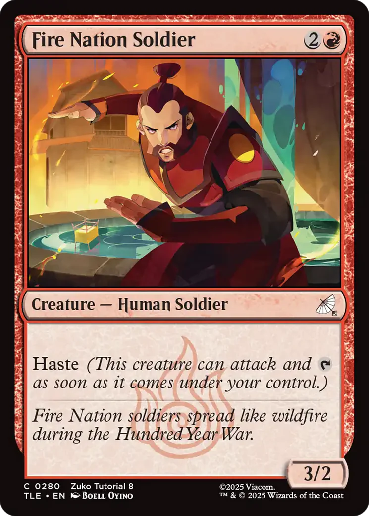 Fire Nation Soldier (0280) [Avatar: The Last Airbender: Eternal-Legal]