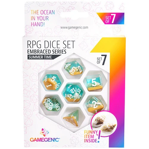 Gamegenic Embraced Series - Summer Time - RPG Dice Set (Set 7)
