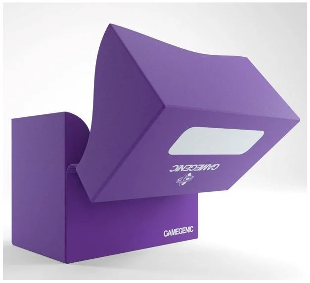 Gamegenic Side Holder Holds 80 Sleeves Deck Box Purple - Image 3