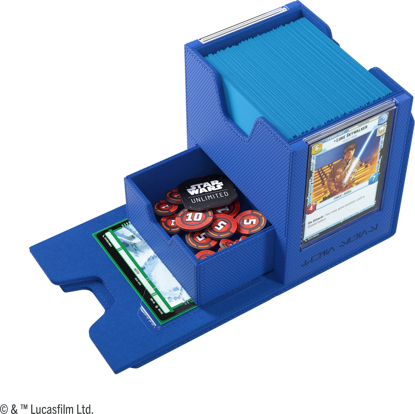 Gamegenic Star Wars Unlimited Twin Suns Deck Pod - Blue - Image 6