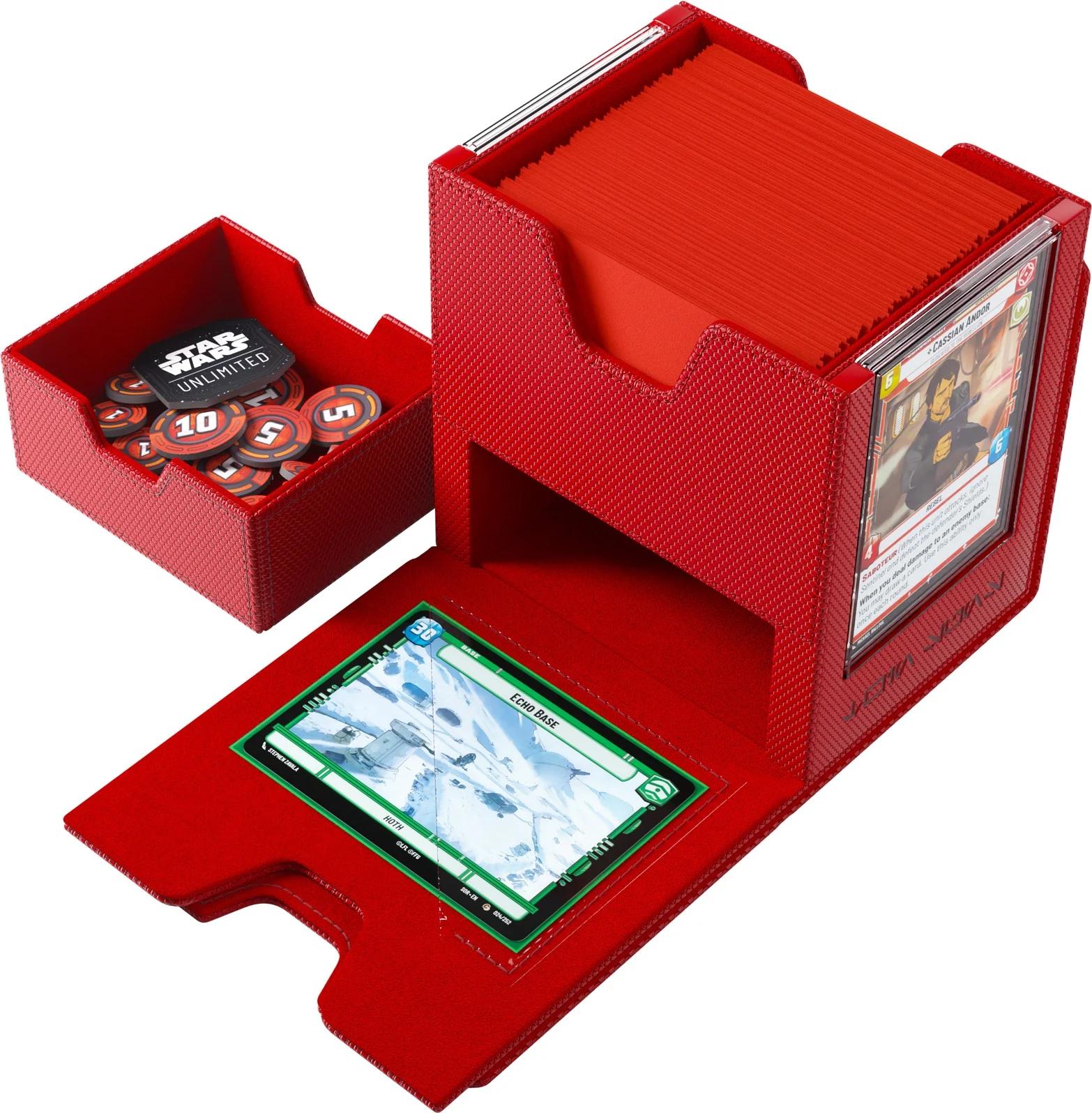 Gamegenic Star Wars Unlimited Twin Suns Deck Pod - Red - Image 5