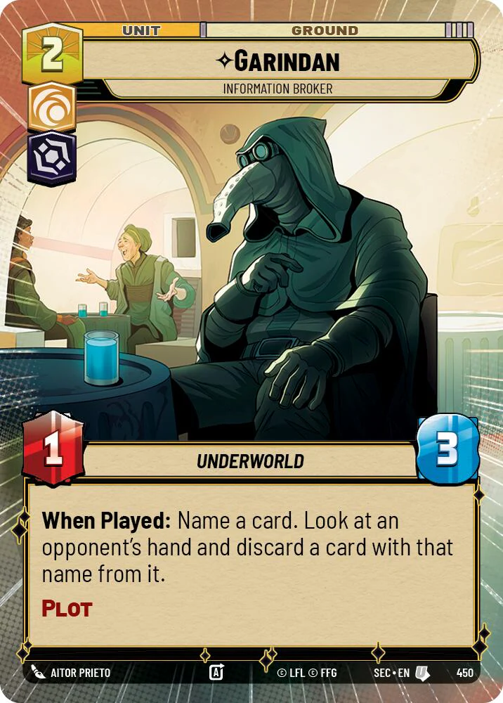 Garindan - Information Broker (Hyperspace) (450) (450) [Secrets of Power]