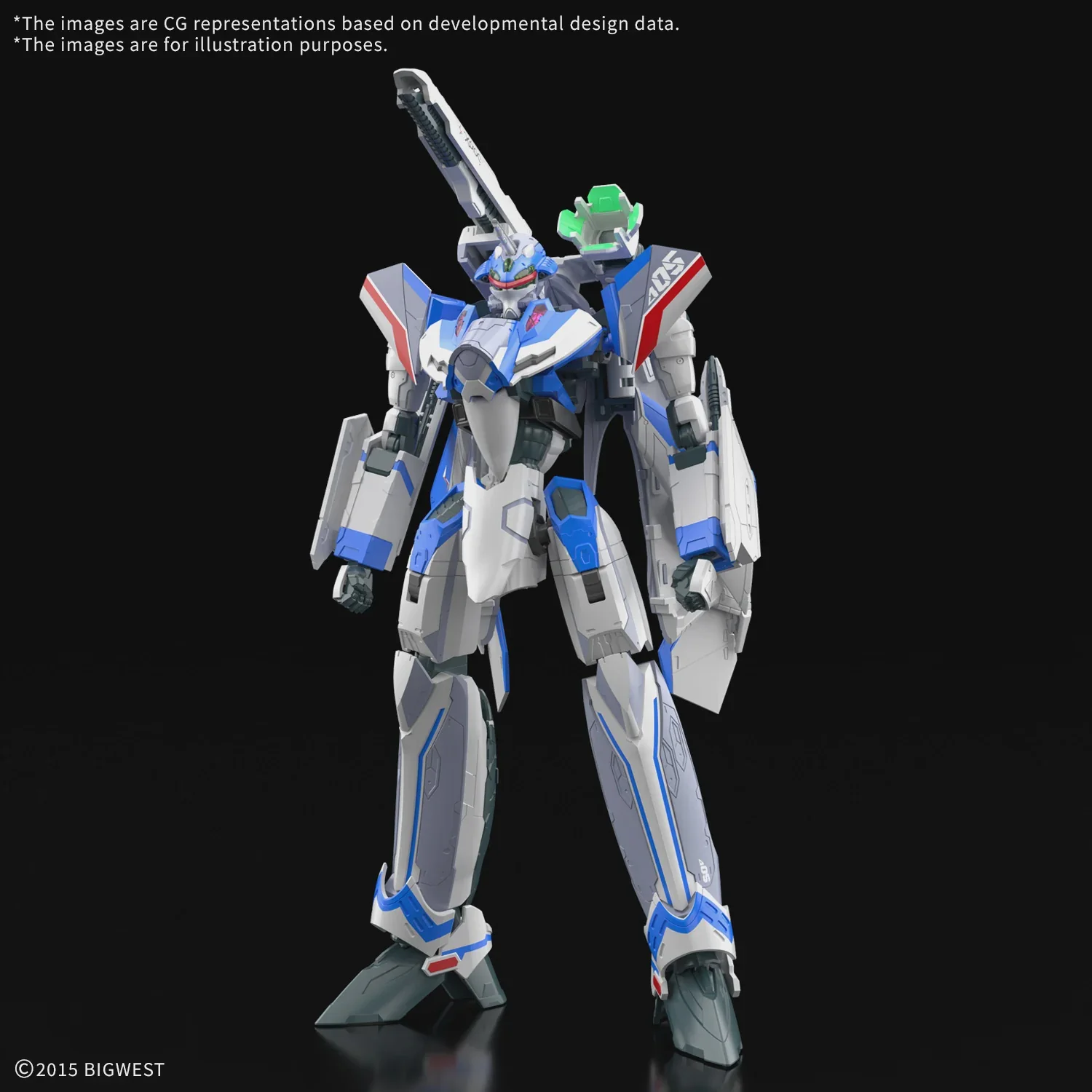 HG 1/100 VF-31J Siegfried (Hayate Immelmann Use) - Image 2