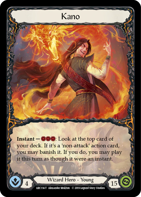 Kano // Viserai [ARC114-T // ARC076-T] (Arcane Rising)  1st Edition Normal