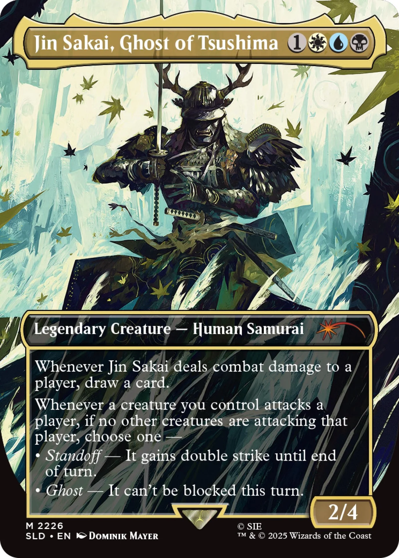 Magic the Gathering Secret Lair Playstation Ghost of Tsushima (Non-Foil) - Image 2