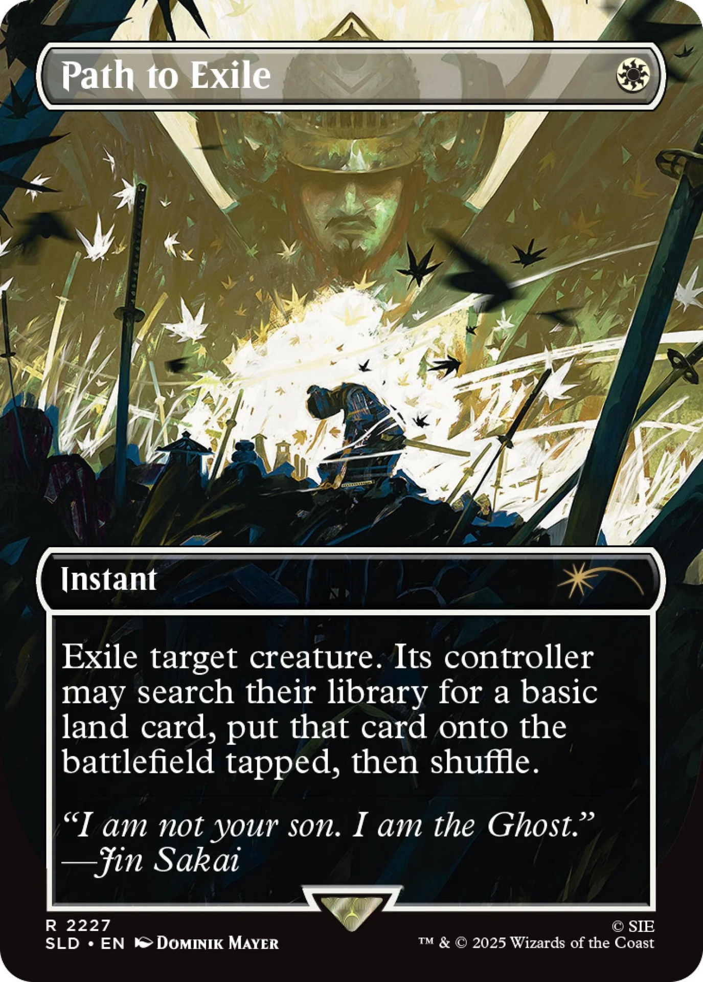 Magic the Gathering Secret Lair Playstation Ghost of Tsushima (Non-Foil) - Image 3