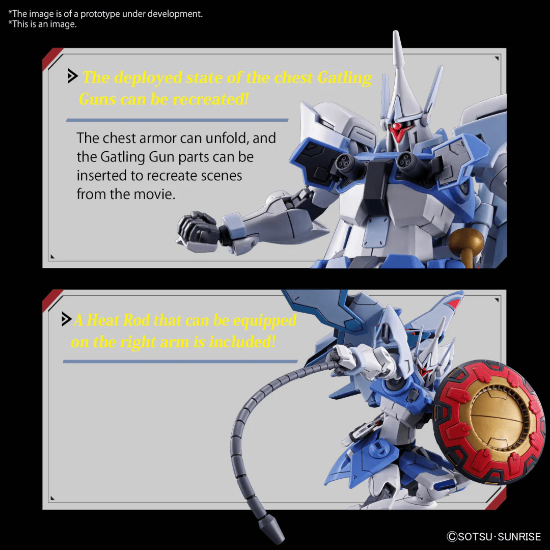 Mobile Suit Gundam SEED Freedom HGUC Gyan Strom (Agnes Giebenrath Custom) 1/144 Scale Model Kit - Image 3