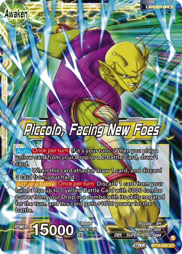 Piccolo // Piccolo, Facing New Foes (BT18-090) [Dawn of the Z-Legends] - Image 2