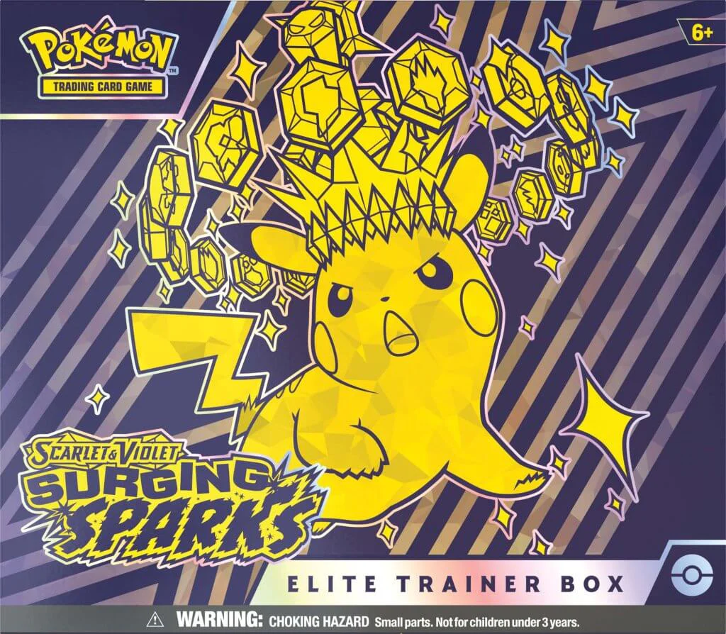 POKÉMON TCG Scarlet & Violet 8 Surging Sparks Elite Trainer Box - Image 3