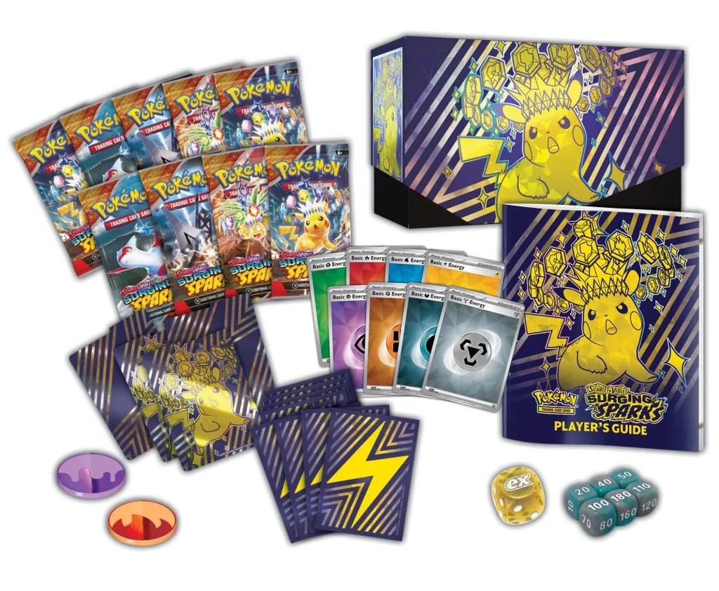 POKÉMON TCG Scarlet & Violet 8 Surging Sparks Elite Trainer Box - Image 5
