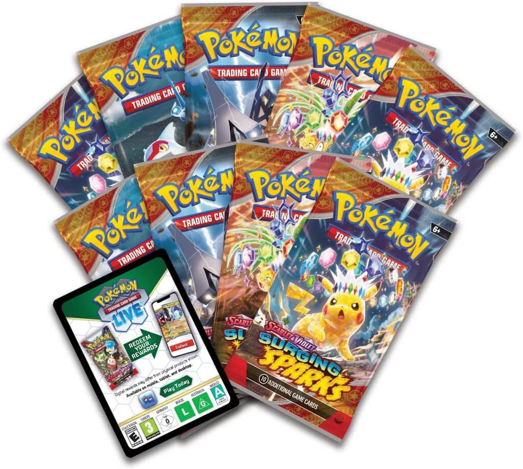 POKÉMON TCG Scarlet & Violet 8 Surging Sparks Elite Trainer Box - Image 7