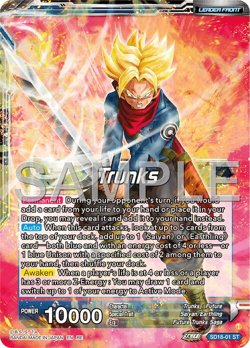 Trunks // SS2 Trunks, Envoy of Justice Returns (Reprint) (SD18-01) [Premium Anniversary Box 2025] - Image 2