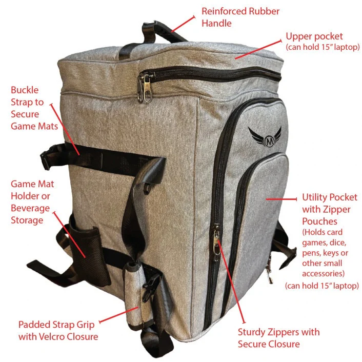 Ultimate Game Night Backpack Bag -Purple - Image 2