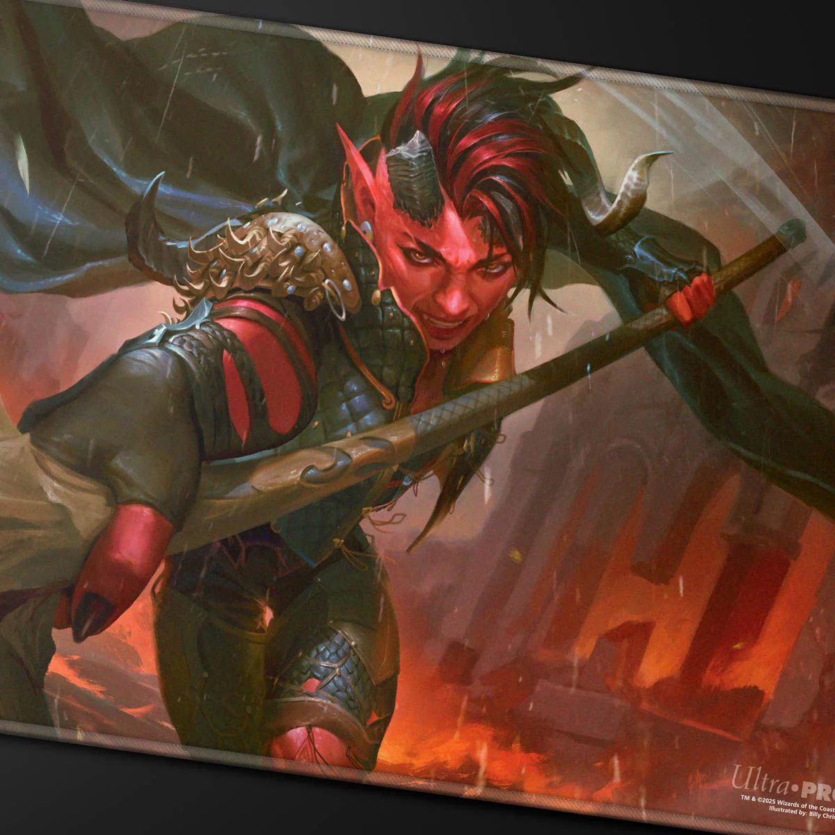 Ultra Pro: UP38782 Commander Series - Release 7 - Q3 2025 Stitched Edge Playmat Karlach MtG - Image 2