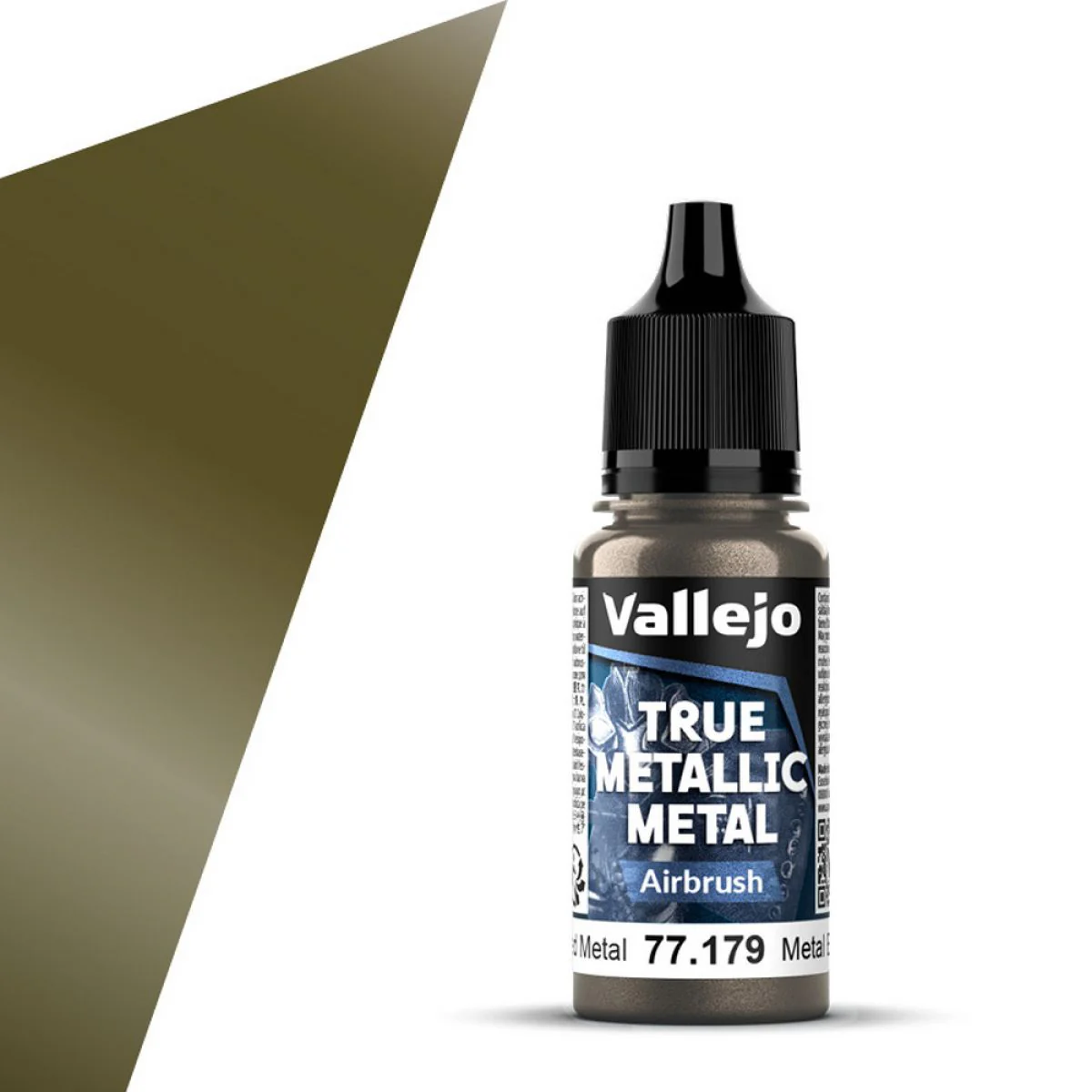 Vallejo - True Metallic Metal - Aged Metal 18ml (Airbrush) - Image 2