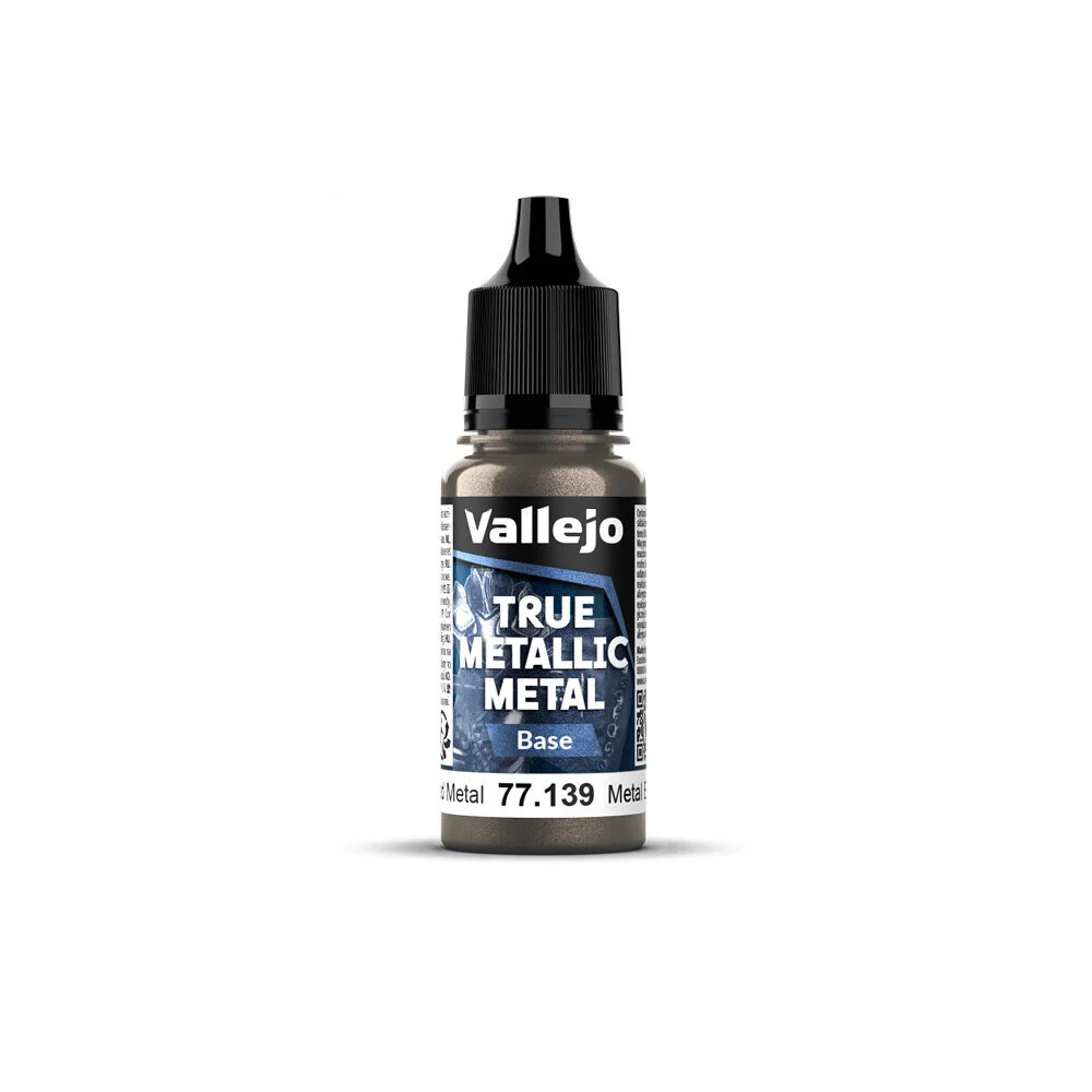 Vallejo - True Metallic Metal - Aged Metal 18ml (Base)