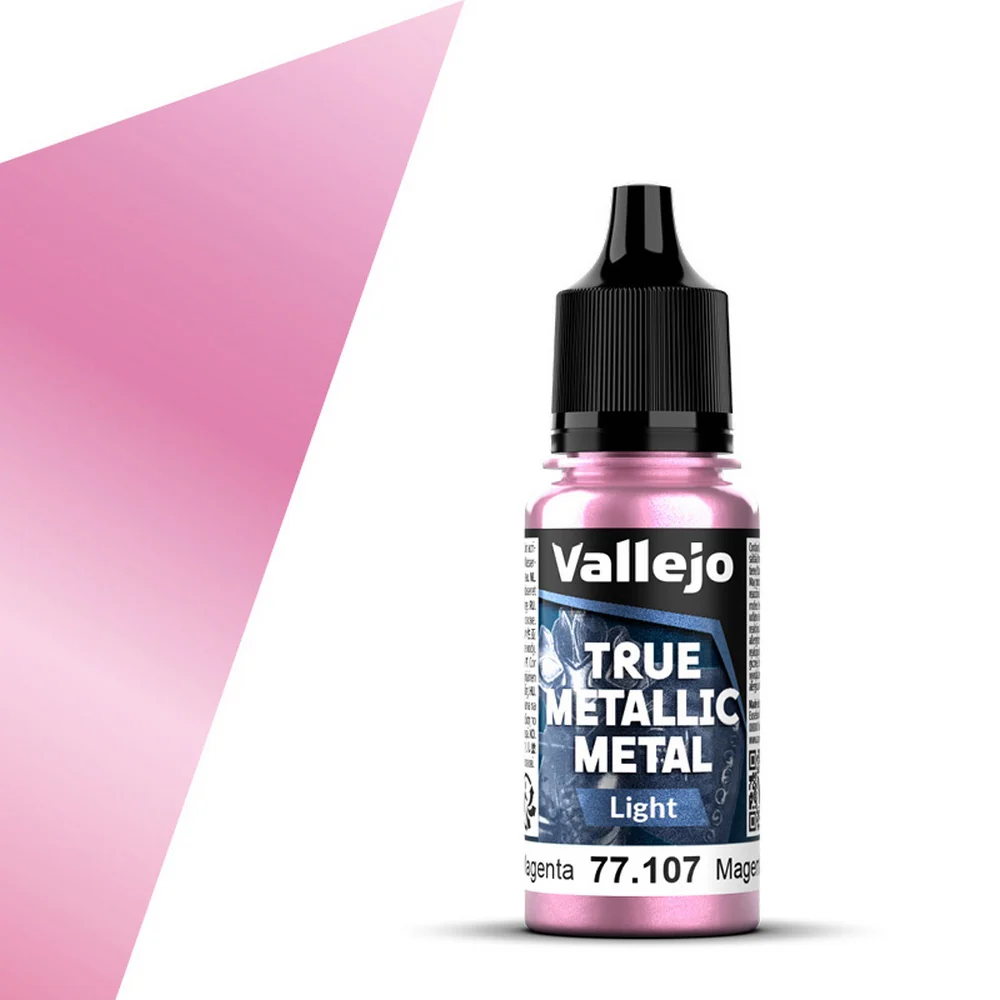 Vallejo - True Metallic Metal - Crimson Magenta 18ml (Light) - Image 2