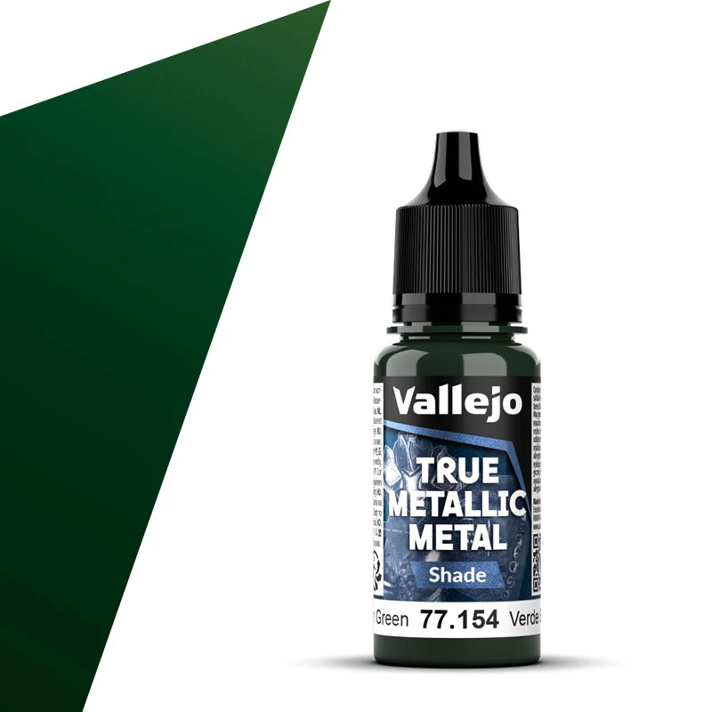 Vallejo - True Metallic Metal - Dusken Green 18ml (Shade) - Image 2