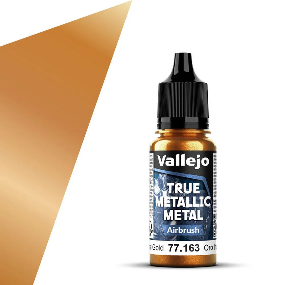 Vallejo - True Metallic Metal - Imperial Gold 18ml (Airbrush) - Image 2