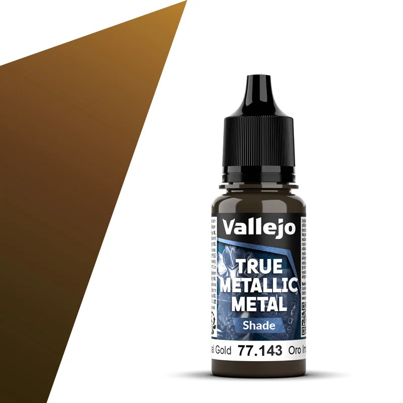Vallejo - True Metallic Metal - Imperial Gold 18ml (Shade) - Image 2