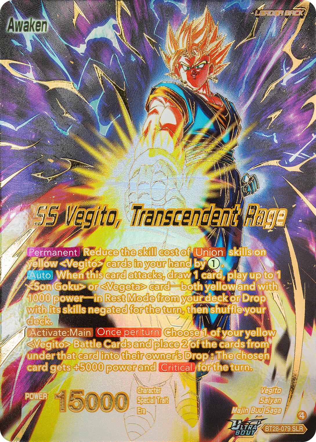 Vegito // SS Vegito, Transcendent Rage (SLR) (BT28-079) [Prismatic Clash] - Image 2